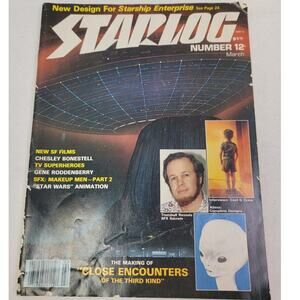 Vintage March 1978 Starlog The Magazine of the Future Number 12 Close Encounters